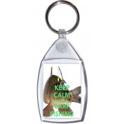Keep Calm and Love Carp Fishing - Keyring