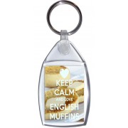 Keep Calm and Love English Muffins - Keyring