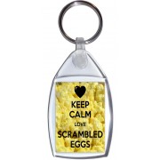 Keep Calm Love Scrambled Eggs - Keyring