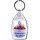 Keep Calm Love Strawberrys and Cream - Keyring