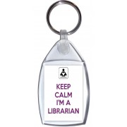 Keep Calm I'm a Librarian - Keyring