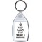 Keep Calm It's Just Smoke & Mirrors - Keyring