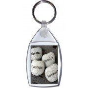 Dream Inspire Courage Harmony - Keyring
