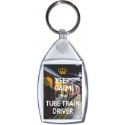 Keep Calm I'm a Tube Train Driver - Keyring