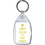 Keep Calm and Eat Fries - Keyring