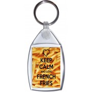 Keep Calm and Love French Fries - Keyring