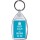 Keep Calm Life Begins at 40 - Keyring