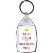 Keep Calm I'm a Trucker's Wife - Keyring