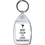 Keep Calm and Love Taekwondo - Keyring
