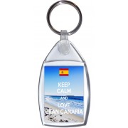 Keep Calm and Love Gran Canaria - Keyring