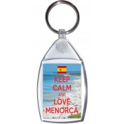 Keep Calm and Love Menorca - Keyring