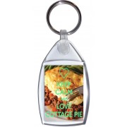Keep Calm and Love Cottage Pie - Keyring