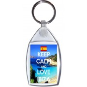 Keep Calm and Love Ibiza - Keyring