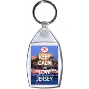 Keep Calm and Love Jersey - Keyring