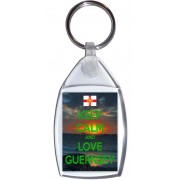 Keep Calm and Love Guernsey - Keyring