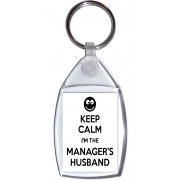 Keep Calm I'm the Manager's Husband - Keyring