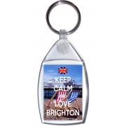 Keep Calm and Love Brighton - Keyring
