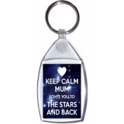 Keep Calm Mum Loves You to the Stars and Back - Keyring