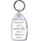 You Can't Live a Positive Life with a Negative Mind. - Keyring