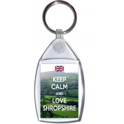 Keep Calm and Love Shropshire - Keyring