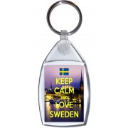Keep Calm and Love Sweden - Keyring