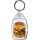 Keep Calm and Love Cheese Burgers - Keyring
