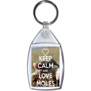 Keep Calm and Love Moles - Keyring