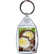 Keep Calm and Love Scotch Eggs - Keyring