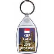 Keep Calm and Love Singapore - Keyring