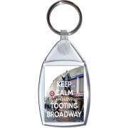 Keep Calm and Love Tooting Broadway - Keyring
