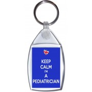 Keep Calm I'm a Pediatrician - Keyring