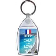 Keep Calm and Love Nice - Keyring