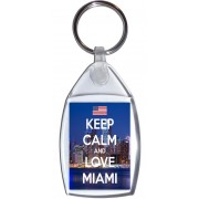 Keep Calm and Love Miami - Keyring