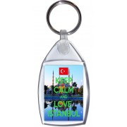 Keep Calm and Love Istanbul - Keyring