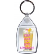 Keep Calm and Love Lemonade - Keyring