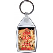 Keep Calm and Love Bread - Keyring