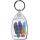 Keep Calm and Love Flip Flops - Keyring