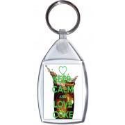 Keep Calm and Love Coke - Keyring …