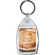 Keep Calm and Love Smooth Peanut Butter - Keyring
