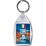 Keep Calm and Love Italy - Keyring