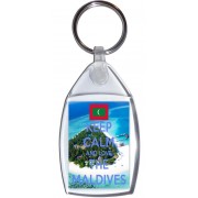 Keep Calm and Love the Maldives - Keyring