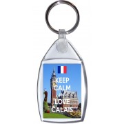 Keep Calm and Love Calais - Keyring