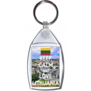 Keep Calm and Love Lithuania - Keyring