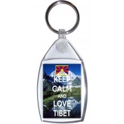 Keep Calm and Love Tibet - Keyring