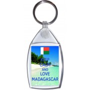 Keep Calm and Love Madagascar - Keyring