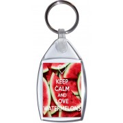 Keep Calm and Love Watermelons - Keyring