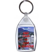 Keep Calm and Love El Salvador - Keyring