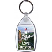 Keep Calm and Love Bristol - Keyring