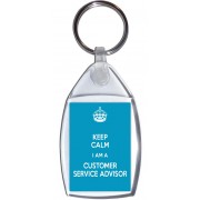 Keep Calm I am a Customer Service Advisor - Keyring