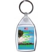 Keep Calm and Love Key West - Keyring